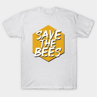 Save the Bees Honeycomb T-Shirt